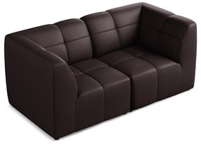 Ciemnofioletowa sofa z imitacji skóry 180 cm Aloha – Makamii