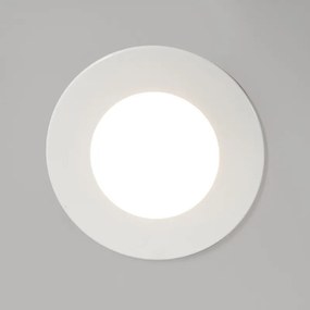 Zewnetrzna Zestaw 3 okrągłych wpuszczanych reflektorów łazienkowych LED 5W biały wodoodporny - Blanca Nowoczesny Oswietlenie zewnetrzne