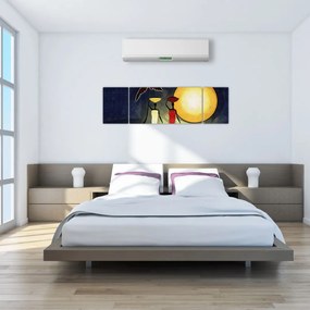 Obraz starożytnego obrazu (170x50 cm)