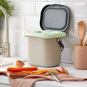 Jasnobrązowy pojemnik na odpadki organiczne 6 l Albula – Rotho