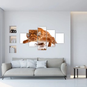 Obraz jaszczurki (125x70 cm)