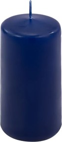 Zestaw świec filarowych, 10 cm, Ø 5 cm, niebieskie, 16 szt.