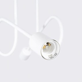 Żyrandol LOOP 2 biały supeł SOLLUX  LIGHTING