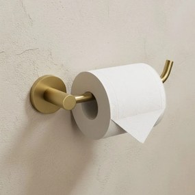 Uchwyt na papier toaletowy 5609 Leo Złoty Szczotkowany