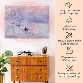 Klarstein Wonderwall Art Smart 500W Panel na Podczerwień W Formie Obrazu Słońco