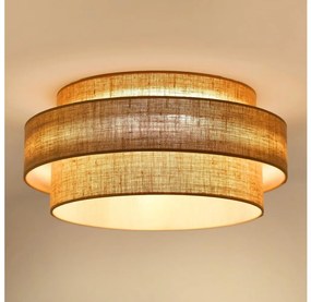 Brilagi - Lampa sufitowa LED SPACE YUTE 12W 230V pr. 50 cm beżowa