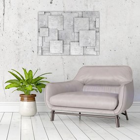 Obraz - Abstrakcja płytek betonowych (70x50 cm)