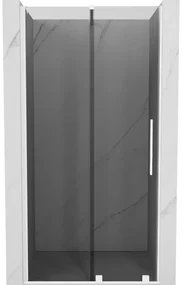Mexen Velar drzwi prysznicowe rozsuwane 90 cm, grafit, białe - 871-090-000-41-20