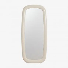 Lustro Podłogowe Heras Mdf 80x180 Cm Kremowa Tapioca - Sklum