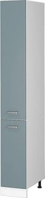 Szafka aptekarska niebiesko-szary 30x57.2x206.8 r-line