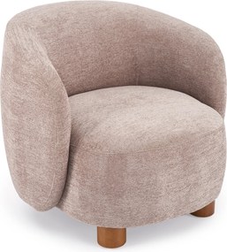 Otulający fotel do salonu Baker Halmar