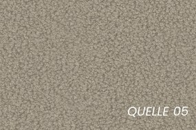 Łóżko tapicerowane Aura 180x200 z pojemnikiem - beżowa bukla Quelle 05