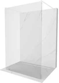 Mexen Kioto ścianka prysznicowa wolnostojąca 100 x 200 cm, transparent 8 mm, biała - 800-100-002-20-00