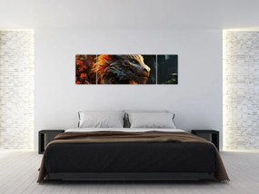 Obraz - Smok (170x50 cm)