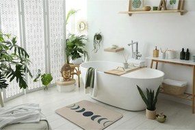 Antypoślizgowy dywanik łazienkowy Antypoślizgowy dywanik łazienkowy Geometryczny Wzór