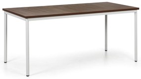 Stół jadalniany TRIVIA, 160x80 cm, szara podstawa, orzech