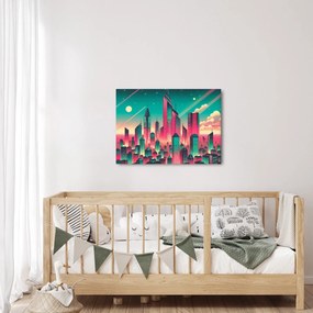 Obraz – Metropolia w stylu pop-art (70x50 cm)