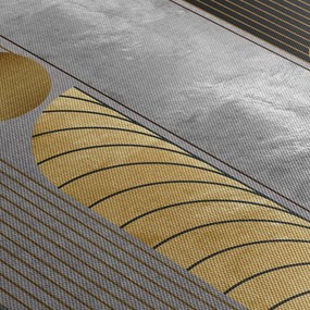 Obraz - Złote dekory (170x50 cm)