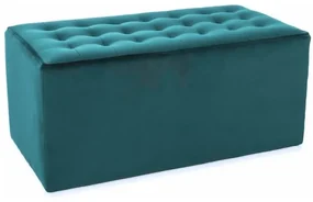 Pufa LORI 2 VELVET turkusowa SIGNAL