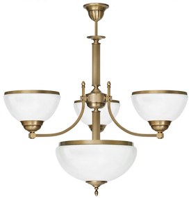 Klasyczny żyrandol mosiężny R-S4A