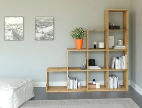 Regał schodkowy na ubrania dąb artisan E1-K83