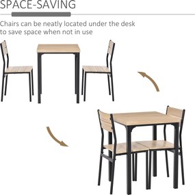 HOMCOM 3-częściowy Zestaw do jadalni zestaw do jadalni zestaw do jadalni zestaw do jadalni zestaw do jadalni | Aosom PL