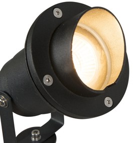 Oświetlenie ogrodowe na szpikulec Spot czarny w komplecie z kablem i wtyczką IP65 - Done