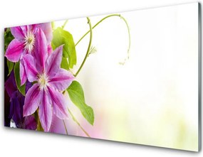 Szkło do Kuchni na Ścianę Naturalna Kompozycja Florystyczna