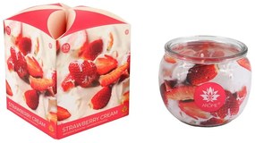 Arome Świeczka zapachowa w szkle Strawberry Cream, 90 g