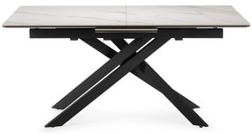 Rozkładany stół z dodatkowym blatem z ceramicznym blatem 89,5x160 cm Belma – Marckeric
