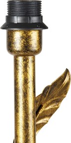 Lampa podłogowa w stylu vintage antyczne złoto 29 cm bez klosza - Linden