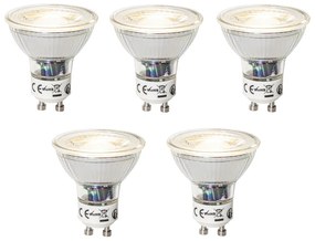 Zestaw 5 ściemnialnych żarówek LED GU10 7W 600 lm 4000K
