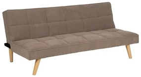 Beżowa rozkładana sofa z tkaniny szenilowej 175 cm – Ixia