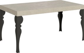 Stół rozkładany 160/244x80 cm Paxon kaszmir nogi antracytowe