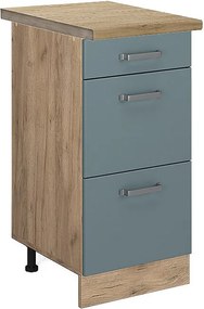 Szafka dolna do kuchni niebiesko-szary 40x60x81.6 r-line