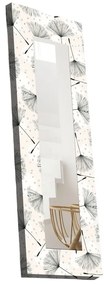 Lustro ścienne z drewnianą ramą 40x120 cm – Wallity