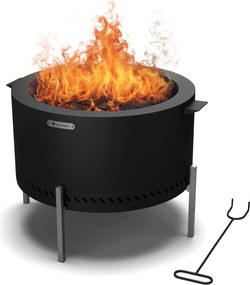 Blumfeldt Ignite Pure 53cm Niskie Palenisko z grillem Crna