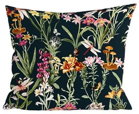 Dekoracyjna poszewka na poduszkę MYSTIC GARDEN 45x45 cm, ciemnozielony