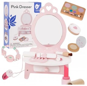 Classic world drewniana toaletka dla dziewczynki z lustrem + prostownica 11 akc