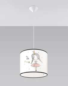 Lampa wisząca PRINCESS 30 biała SOLLUX  LIGHTING