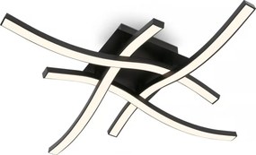 Brilo 3677-045 - Lampa sufitowa LED/14,4W/230V czarna