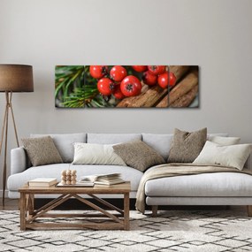 Obraz jagód i cynamonu (170x50 cm)