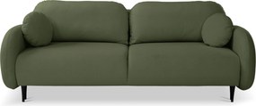 Masseno Sofa AGIO z funkcją spania i pojemnikiem na pościel, Rozkładana sofa - Zielony, CASTEL 39