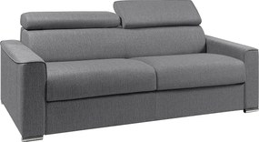 Kanapa 4 osobowa rozkładana typu express z beżowego sztruksu - Miejsce do spania 160 cm - Materac 22 cm - VIZIR