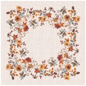 Serwetki Jesienne kwiaty, 35 x 45 cm, zestaw 4sztuki