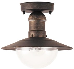 Brilagi - Zewnętrzna lampa sufitowa MOLDE 1xE27/60W IP44 brązowa/patina