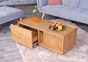 Stolik kawowy MCW-J78,  wygląd dębu