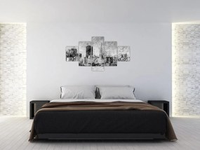 Obraz - Miasto sztuki kawowej (125x70 cm)