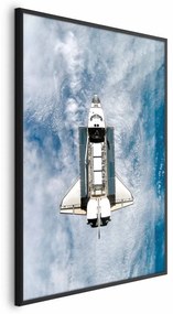 Plakat Wahadłowiec kosmiczny 60x90 cm z ramą czarną bez marginesu ARTGEIST B