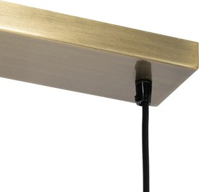 Nowoczesna lampa wisząca brązowa 5-punktowa - Jeana